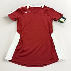 Nike Womens Red White Stock Vapor Pro Volleyball Jersey Size S NWT $50 915026